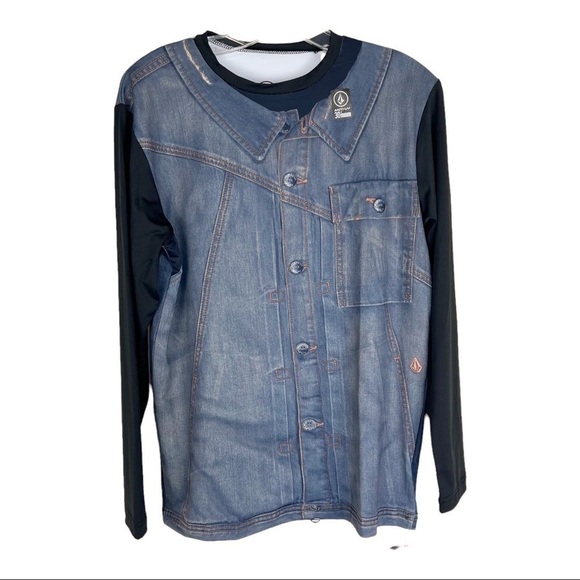 Volcolm Long Sleeve Rash Guard Size Small - Picture 2 of 8